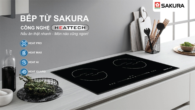 Bếp từ Sakura với công nghệ HEATTECH, chinh phục mọi công thức, nấu món nào cũng ngon - 1