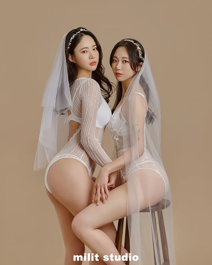 Mặc nội y chụp ảnh cưới, các cô dâu châu Á khoe body quyến rũ người nhìn 12