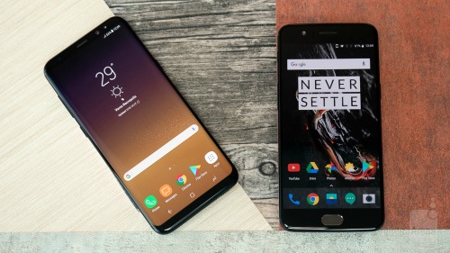 OnePlus 5 so kè cùng “người khổng lồ” Galaxy S8+ - 1