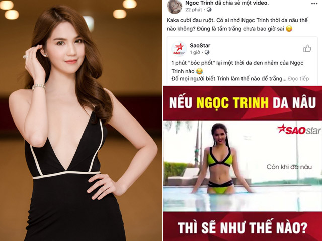 Ngọc Trinh lần đầu đáp trả khi bị antifan xuyên tạc chuyện thay máu làm trắng da