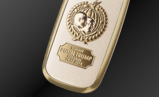 Nokia 3310 bản Putin-Trump bằng titan và vàng 24K giá siêu đắt - 6