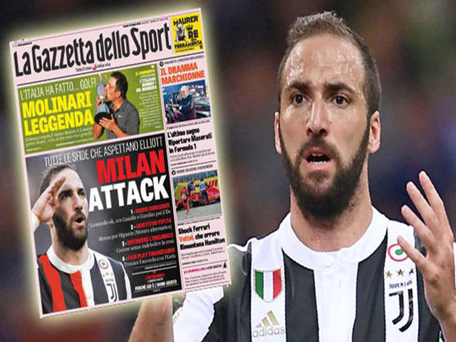 Juventus đuổi Higuain v&igrave; Ronaldo: Ở lại Serie A x&acirc;y "đế chế" phục th&ugrave;