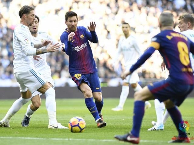 Barca mơ đ&egrave; Real kh&ocirc;ng Ronaldo, t&aacute;i lập c&uacute; ăn ba: &ldquo;Vật cản&rdquo; ở Messi?