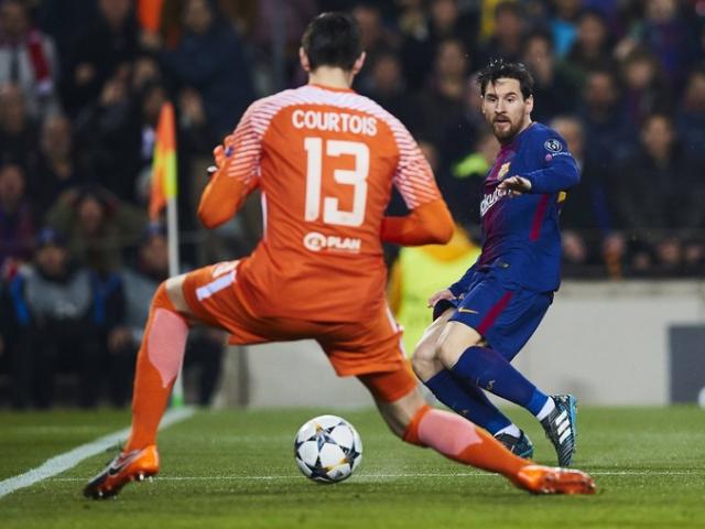Real c&oacute; &ldquo;bom tấn&rdquo; Courtois: Messi sướng rơn gặp lại kẻ hay bị &ldquo;bắt nạt&rdquo;
