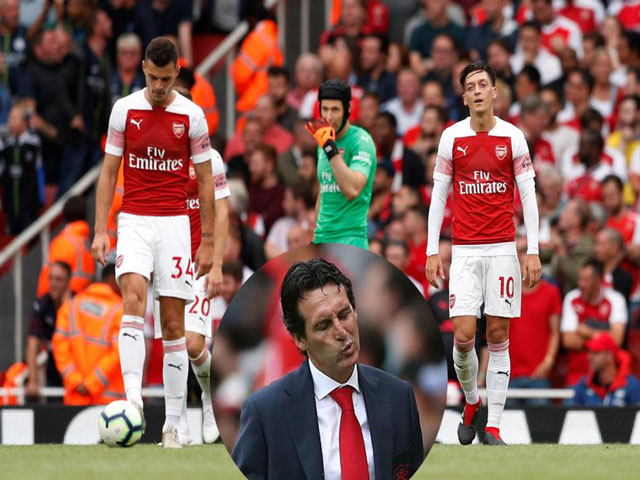 Arsenal-Emery ra qu&acirc;n thảm họa: "G&agrave; mờ" trước Man City, đối t&aacute;c chế giễu