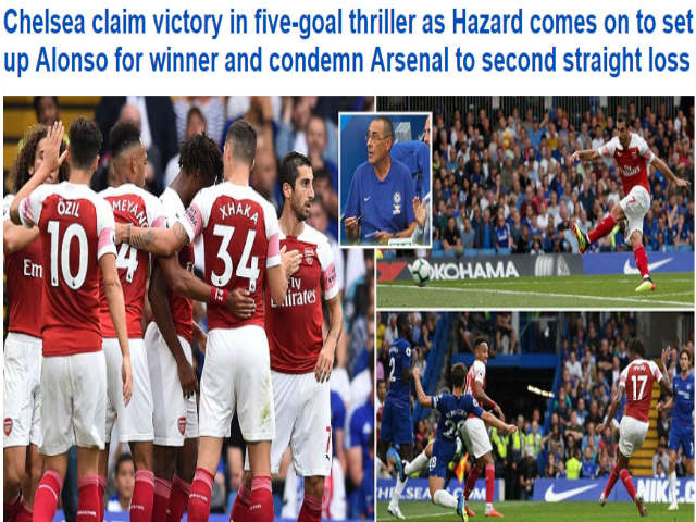 Chelsea hạ Arsenal: Báo chí Anh phấn khích, ngợi ca người hùng &#34;bò tót&#34;