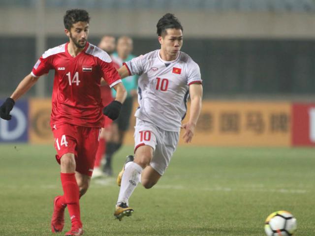 U23 Việt Nam trước tứ kết: U23 Syria cực khỏe v&agrave; v&aacute;n b&agrave;i "số 9 ảo"