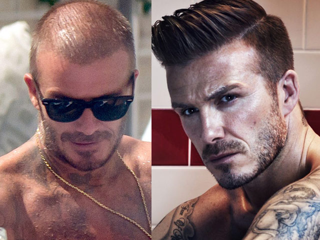 Phát hiện sự thật về mái tóc lơ thơ bị chê bai của David Beckham