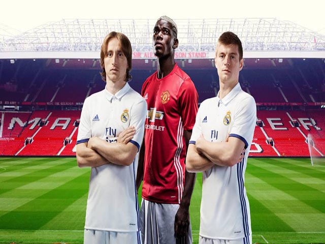 Pogba ch&oacute;i s&aacute;ng: Real đ&aacute;nh &uacute;p MU, Perez nhắm "bom tấn" thay Modric