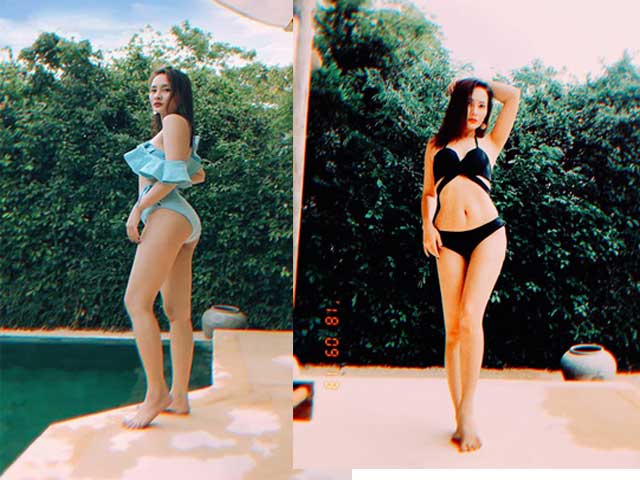 Hiếm hoi số lần "nàng dâu quốc dân" Bảo Thanh mặc áo tắm sexy