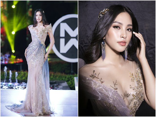 Tiểu Vy 19 tuổi "nghiện" mặc xẻ ngực, là "đệ nhất quyến rũ" của giới hoa hậu