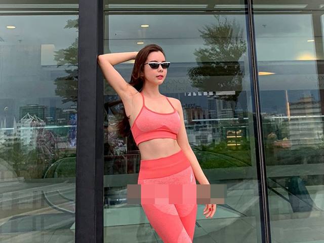 Hoa hậu Đồng Tháp mắc lỗi nhạy cảm khi mặc quần tập ra phố