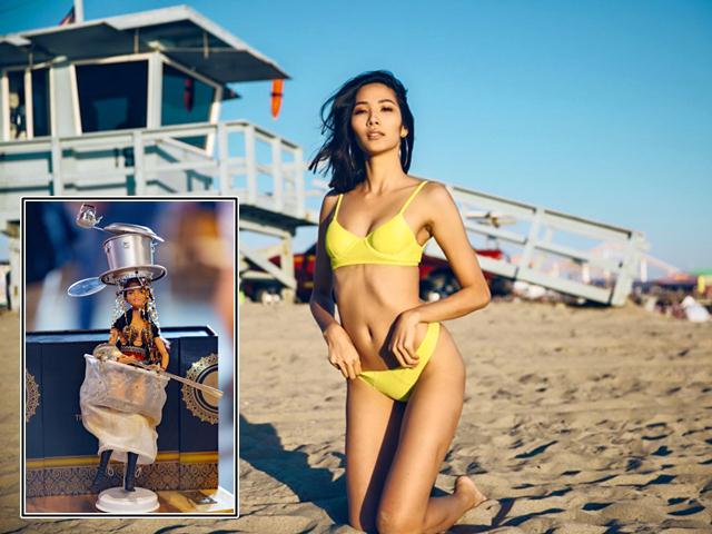 Hoàng Thùy sẽ mặc trang phục dân tộc "cafe sữa đá" tại Miss Universe?