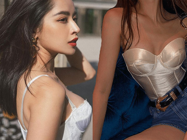 Chi Pu diện áo nịt ngực từ thời Phục Hưng thả dáng mơ màng giữa phố