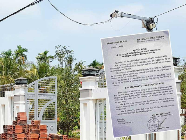 Đúng, sai chuyện lắp camera nhà cán bộ ở Sóc Trăng Đúng, sai chuyện lắp camera nhà cán bộ ở Sóc Trăng