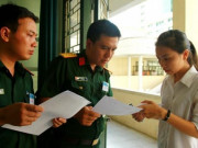 Các trường đại học, học viện khối Quân đội công bố điểm sàn