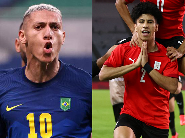 Trực tiếp bóng đá Olympic Brazil - Ai Cập: Khó cản bước đương kim vô địch (Tứ kết Olympic)