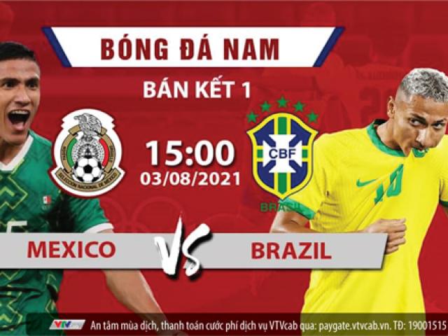Lịch trực tiếp bóng đá và link xem trực tiếp hôm nay: Xem bán kết nam Olympic ở đâu?