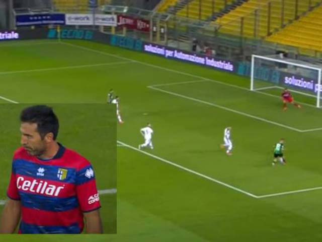 Buffon tuổi 43 vẫn phản xạ như điện, cản phá không tưởng khiến đối thủ ngao ngán