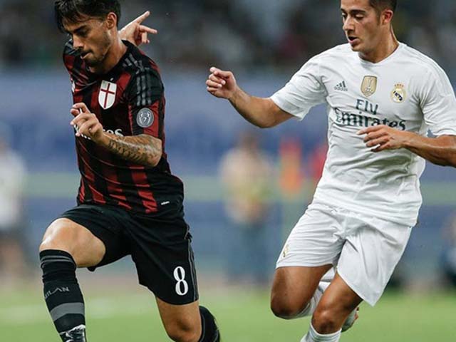 Trực tiếp bóng đá Real Madrid - AC Milan: Làm nóng chờ La Liga khai màn, Benzema đấu Giroud