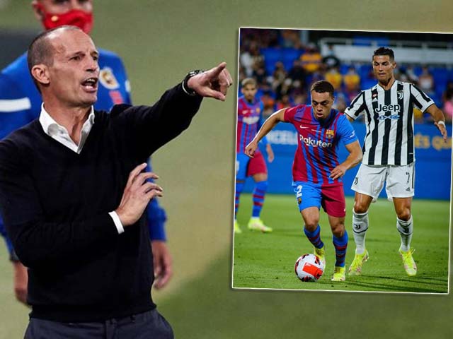HLV Juventus nói gì về màn trình diễn của Ronaldo, xin lỗi vì thua Barcelona?
