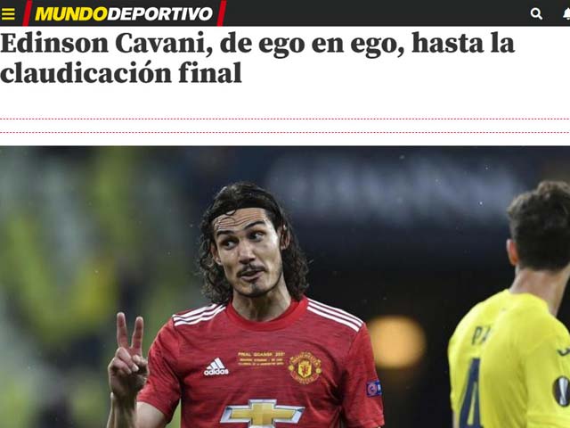 Báo Tây Ban Nha tố MU “khinh miệt“ Cavani trong ngày ra mắt của Ronaldo