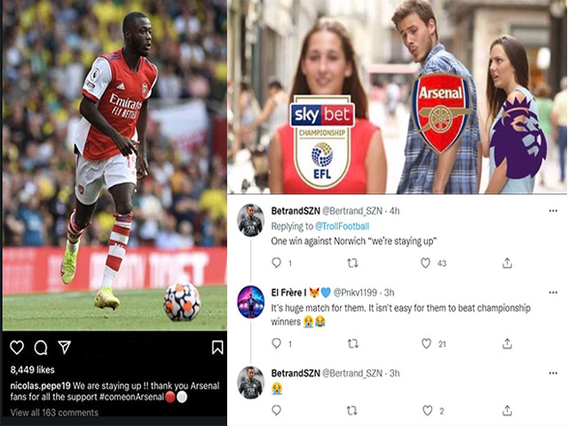 Sao Arsenal ăn mừng chiến thắng đầu tay, bị cư dân mạng chế giễu cực gắt