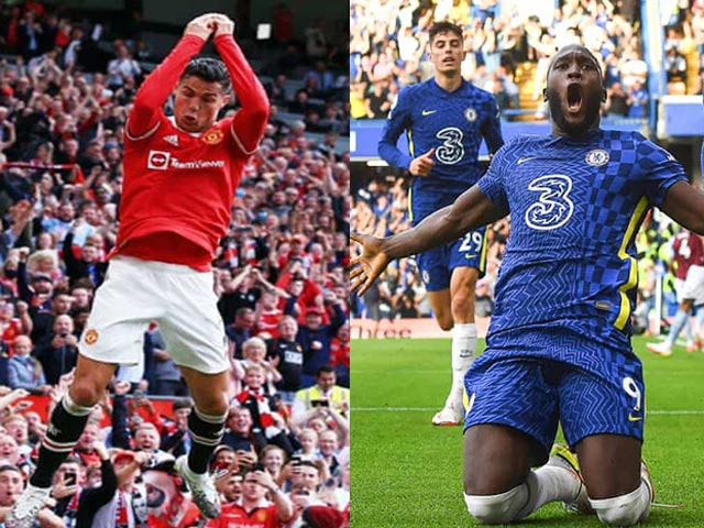Cực nóng bảng xếp hạng Ngoại hạng Anh: Ronaldo giúp MU chiếm đỉnh bảng, Chelsea bám sát