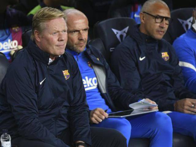 Barca tệ nhất sau 18 năm: HLV Koeman bị thẻ đỏ mỉa mai trọng tài bất công