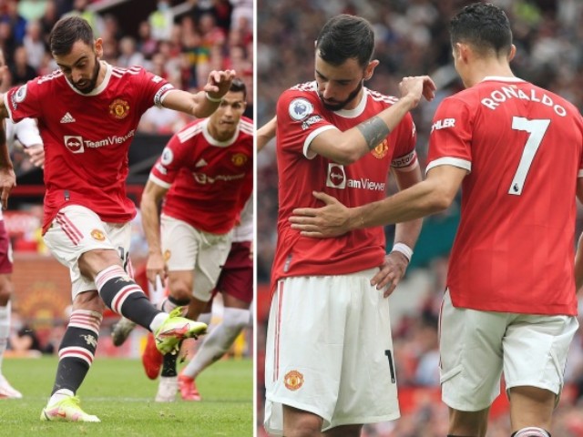 Fernandes sút hỏng penalty khiến MU thua đau, Ronaldo bị tố là “thủ phạm“