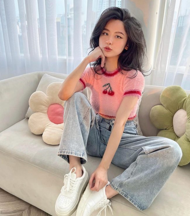 Hot girl Thanh Hoá mặc đồ bình dân vẫn sang chảnh, thu hút vạn người mê 14