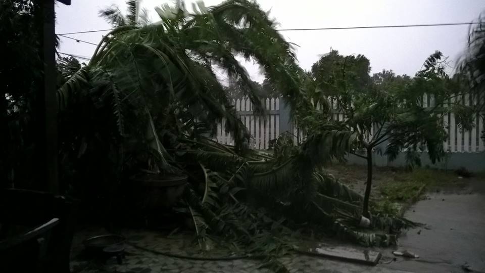 Hướng gió bão số 12 thay đổi, mưa to dữ dội, nhà dân ngập sâu - 11