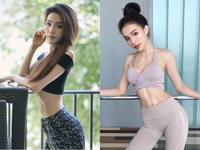 Rãnh bụng vạn người mê của cô gái hot nhất phòng tập Thái Lan