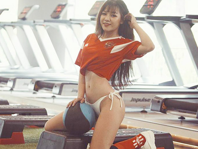 Bạn gái Quang Hải, thủ môn Lâm Tây: Hot girl phòng gym &#34;chính hiệu&#34;