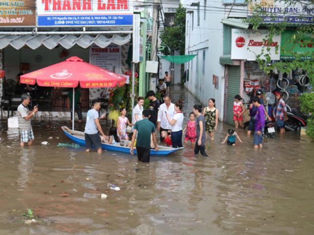 Triều cường lịch sử, Cần Thơ tiếp tục cho học sinh nghỉ học