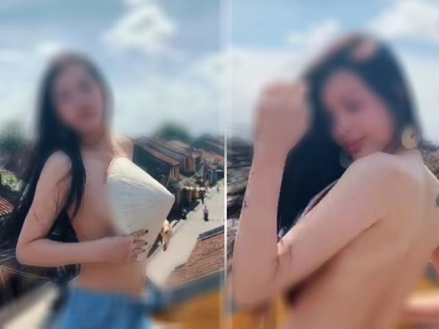 Vụ cô gái để ngực trần quay clip ở Hội An: Đề nghị Công an vào cuộc