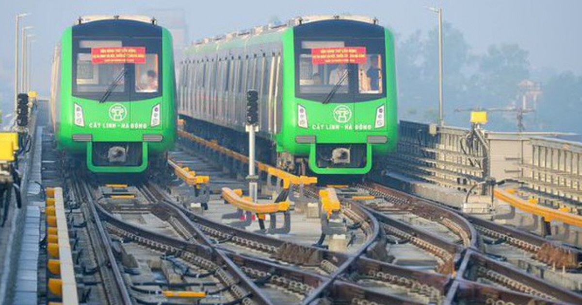 Đường sắt Cát Linh - Hà Đông vận hành thử toàn hệ thống để nghiệm thu