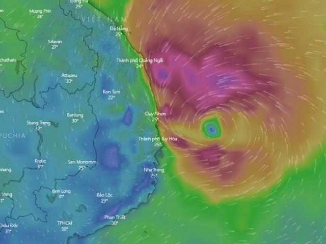 Bão số 5 Matmo bất ngờ tăng cấp hướng vào đất liền, bán kính ảnh hưởng rộng 120km