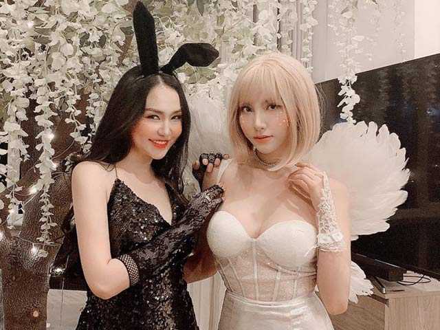 Halloween 2019: Vợ Tuấn Hưng hóa thỏ sexy nhưng người đẹp này mới thật độc đáo