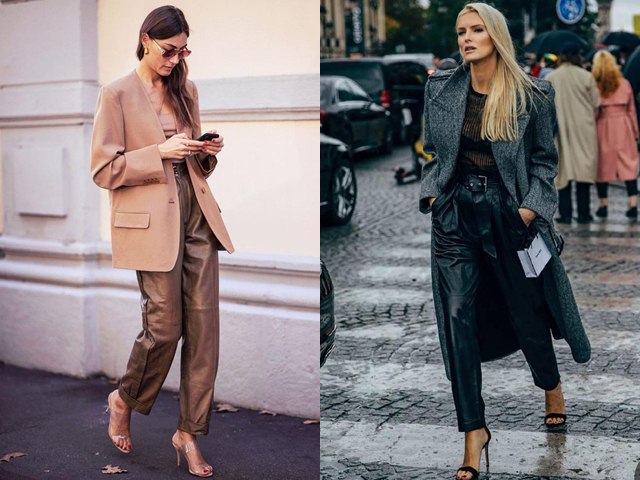 Quần da ống đứng đang là hot trend, bạn đã biết cách mix đồ chưa?