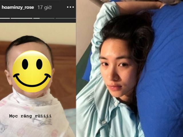 Hòa Minzy đăng ảnh em bé giữa tin đồn sinh con: Sự thật ngã ngửa