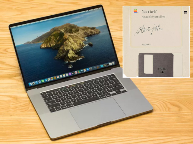 Đĩa mềm có chữ ký của Steve Jobs bị “thét giá” gấp 4 lần MacBook Pro