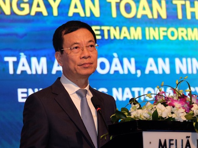 Bộ trưởng Nguyễn Mạnh Hùng: &#34;Không ai an toàn một mình trong thế giới mạng&#34;