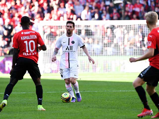 Video bóng đá Rennes - PSG: Tiếc nuối Messi, cú sốc cuối hiệp (Vòng 9 Ligue 1) (H1)