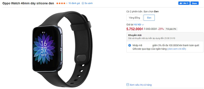 Đồng hồ thông minh Apple Watch, Galaxy Watch giảm đậm tháng 10 - 5