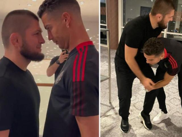 Ronaldo chạm trán căng thẳng với Khabib: Đòi knock-out “Đại bàng“ UFC