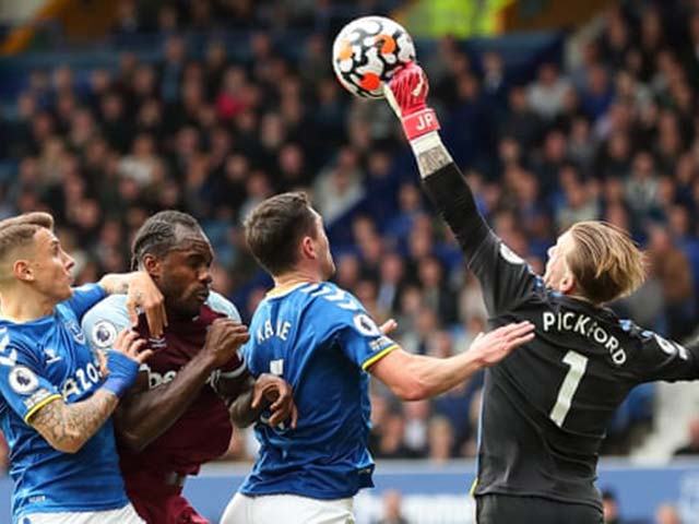 Video bóng đá Everton - West Ham: Đôi công quyết liệt, liên tiếp bỏ lỡ (Vòng 8 Ngoại hạng Anh) (H1)