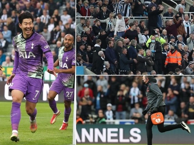 Son Heung Min bất ngờ nhận “gạch đá“ vì ăn mừng khi fan Newcastle đột quỵ