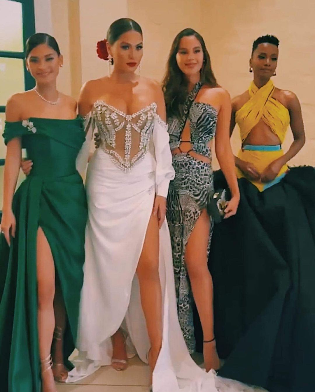 Hoa hậu Hoàn vũ 2020 nổi bật với váy cúp - 14