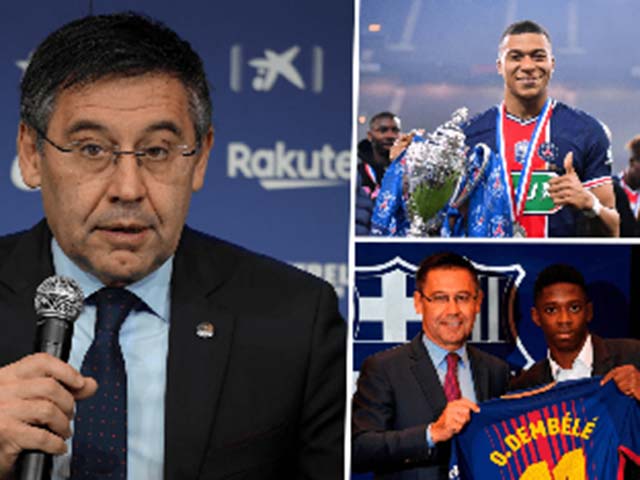 Cựu chủ tịch Barca Bartomeu tiết lộ lý do mua hụt Mbappe, thay bằng Dembele